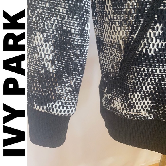 IVY PARK floral mesh oversized bomber jacket - Picture 5 of 8